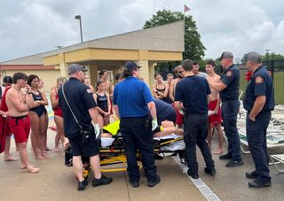 Emergency drill held in preparation for Saturday’s pool opening
