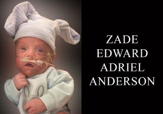 Zade Edward Adriel Anderson, infant