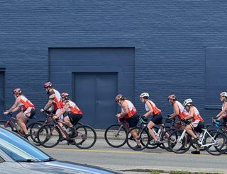 Cherokee cyclists pass through McMinnville