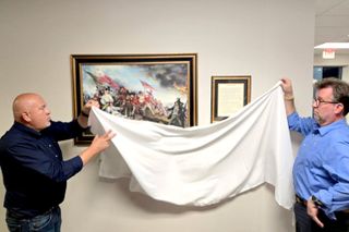 Painting honors county's Revolutionary namesake