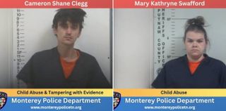 Two Charged With Child Abuse in Monterey