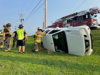 Seizure suspected in rollover wreck