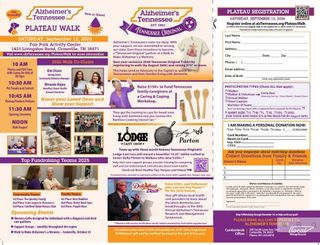 Register Now for Alzheimer’s Tennessee Plateau Walk, Saturday, September 12, 2026