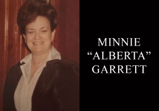 Minnie “Alberta” Garrett, 93