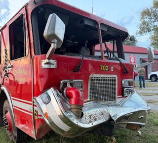 North-End temporarily out of service after fire truck rollover