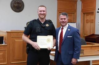RCSO Deputy Shayne Hurney Receives Life Saving Award