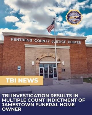 Jamestown Funeral Home Owner Indicted on Multiple Counts After TBI Investigation