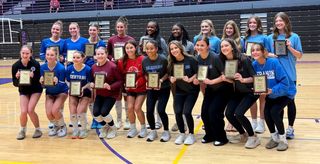 Three Warriorettes earn District 7AAA honors