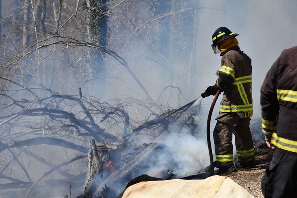 Firefighters respond to midday blaze