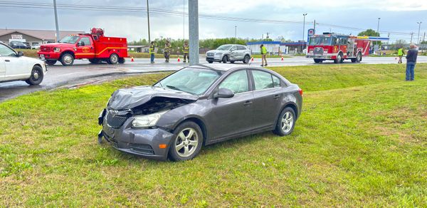 One injured in Friday crash