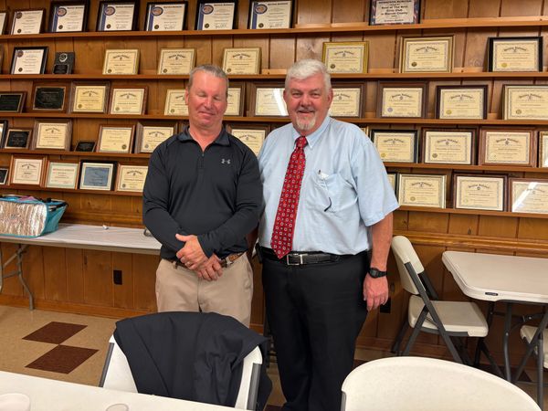 Hullett, Elam honored by Morrison Ruritan Club