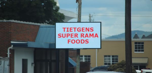 Sign of the times?