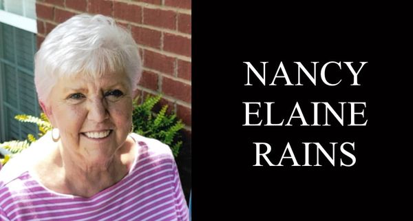 Nancy Elaine Rains, 72