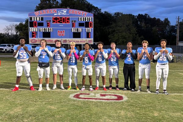 Senior night stomping