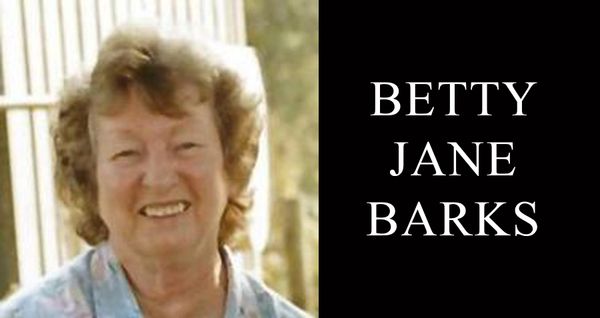 Betty Jane Barks, 87