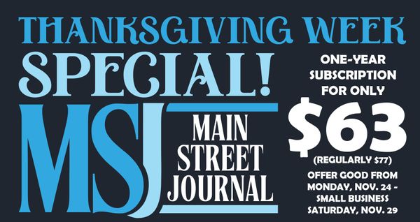 MSJ announces Thanksgiving week sale