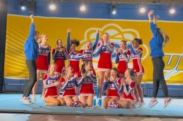 WCHS competition cheer team takes regional title
