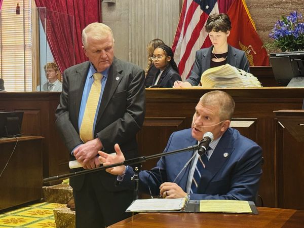 Rep. Paul Sherrell celebrates House passage of bill  allowing schools to display Ten Commandments