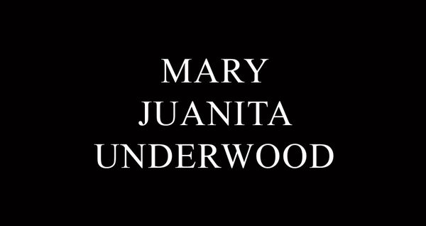 Mary Juanita Underwood, 91