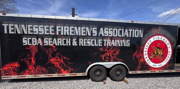 Inside the darkness: White County firefighters train in maze simulator