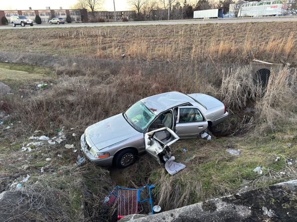 Sun glare blamed for rollover wreck