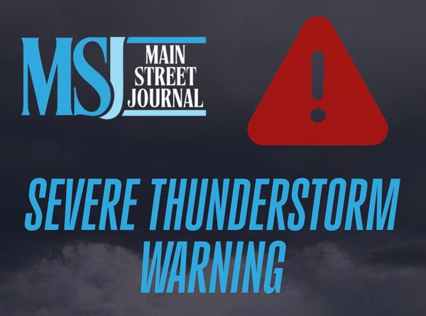 Severe Thunderstorm Warning in effect until 12:45 a.m. Monday