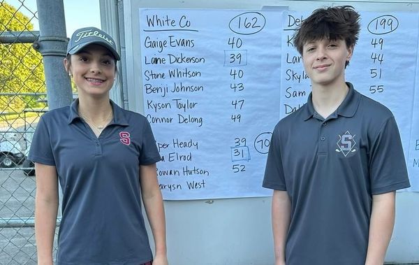 Double Trouble: WCMS Golf sweeps match behind Elrod, Dickerson