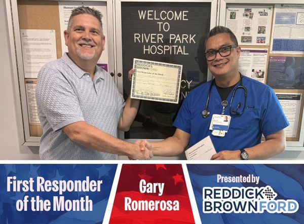 Romerosa named Reddick Brown Ford First Responder of the Month