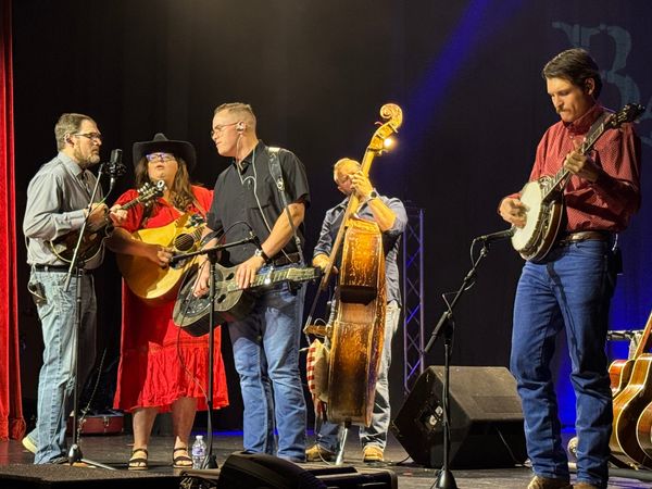 Backline picks and grins at Park