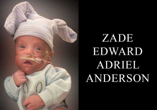 Zade Edward Adriel Anderson, infant