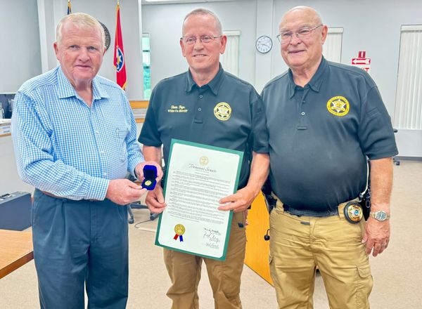 Tennessee Senate Honors Sheriff Steve Page for 15 Years of Service