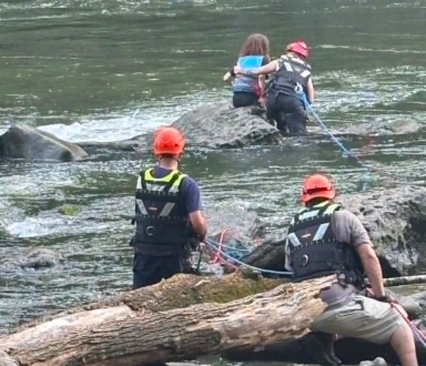 Swiftwater Rescue Saves Stranded Kayaker