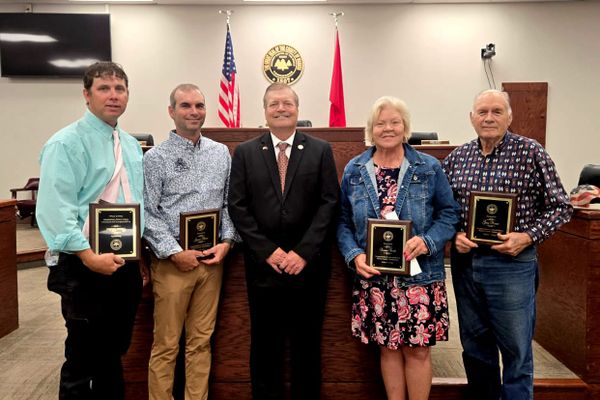 Honored for their service