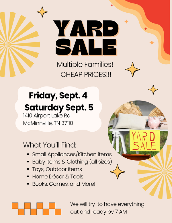 Multi Family Yard Sale