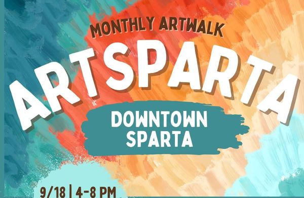 Art takes a walk through downtown Sparta