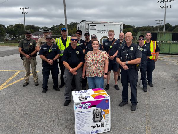 Car seat check held at Bobby Ray Elementary