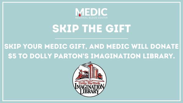 MEDIC  Skip the Gift to Benefit Dolly Parton’s Imagination Library