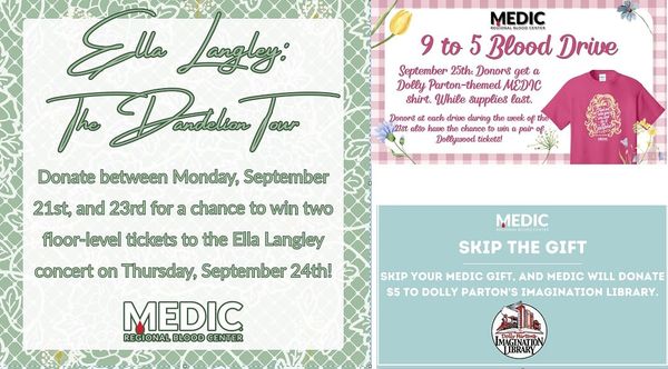 This September MEDIC Offers Ella Langley & Dollywood Tickets!