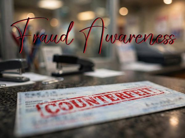 Crossville PD Issues Counterfeit Check Warning