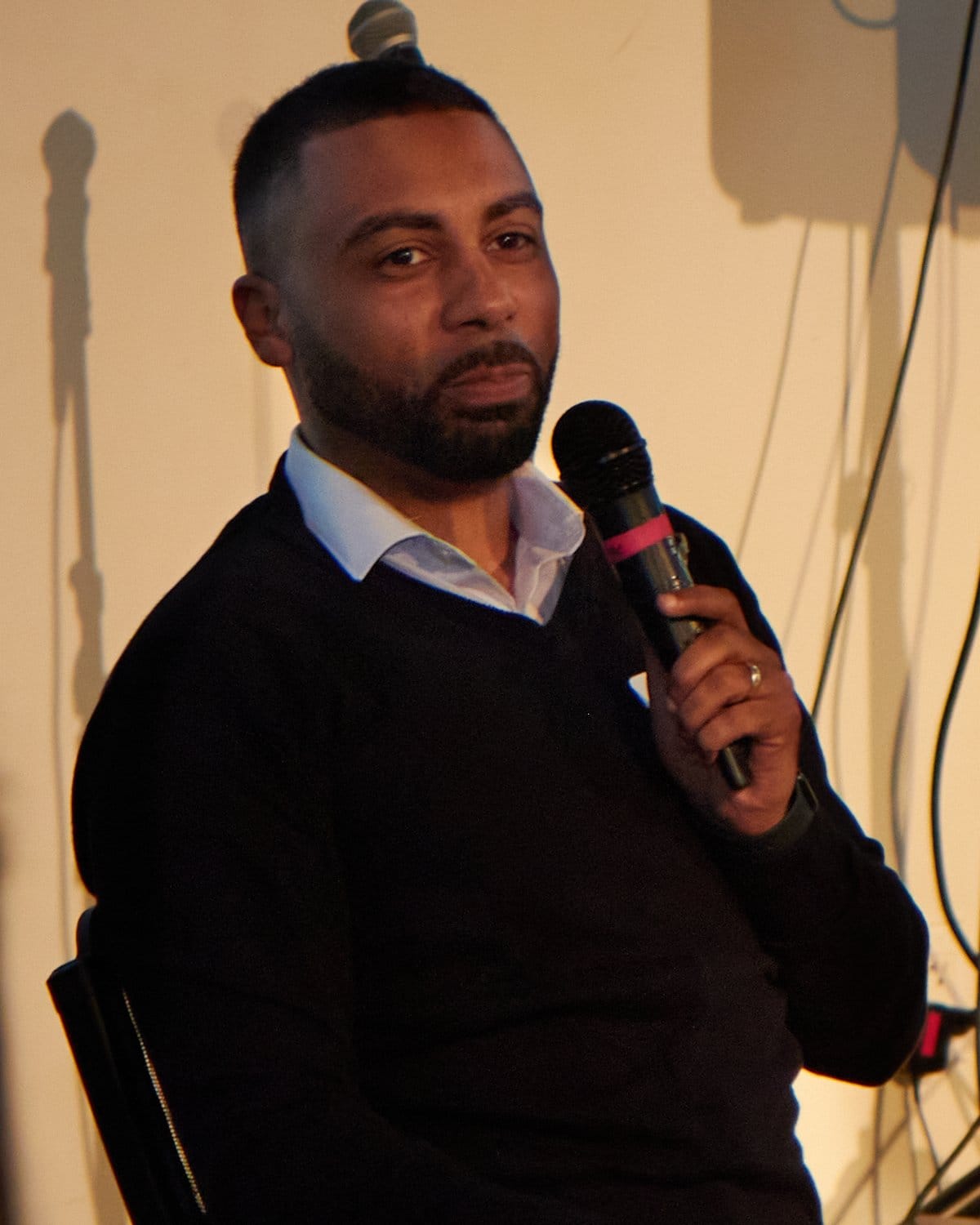 Dr Celestin Okoroji speaking at an event