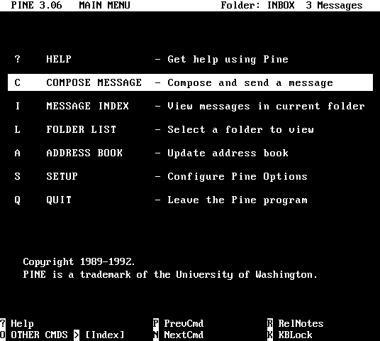 On Recreating a 90s Email Client
