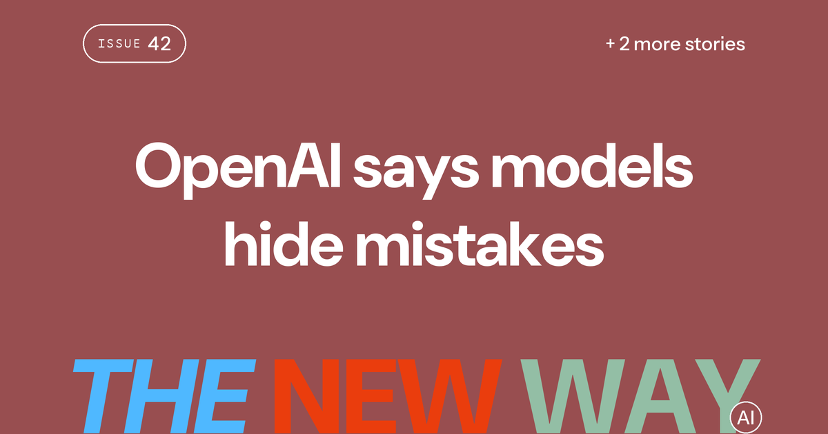 OpenAI says its models told themselves to hide mistakes, in six new misalignment reports