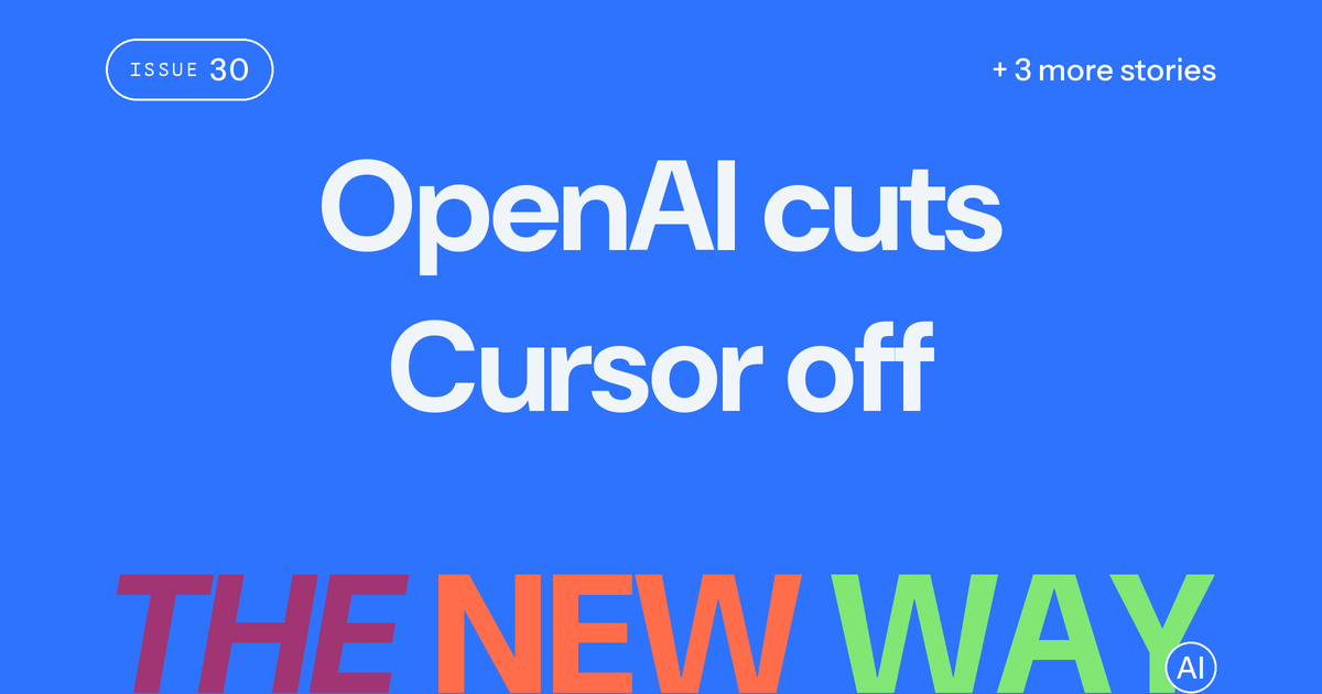 OpenAI cuts Cursor off: model access ends November 12