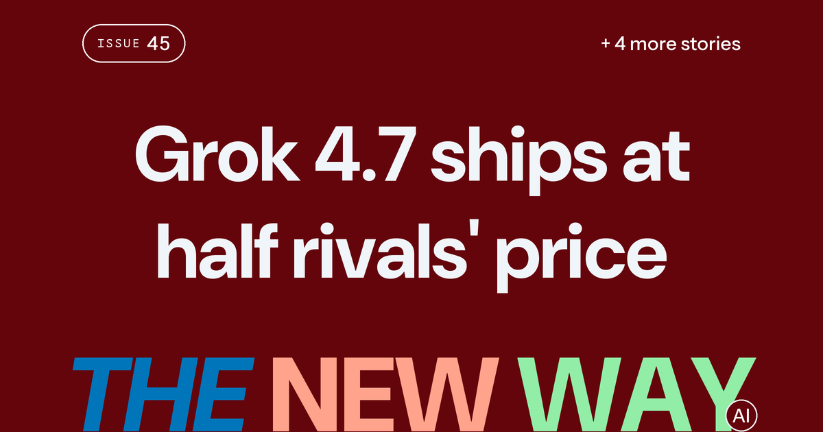 Grok 4.7 ships at half rivals' price, SpaceXAI says
