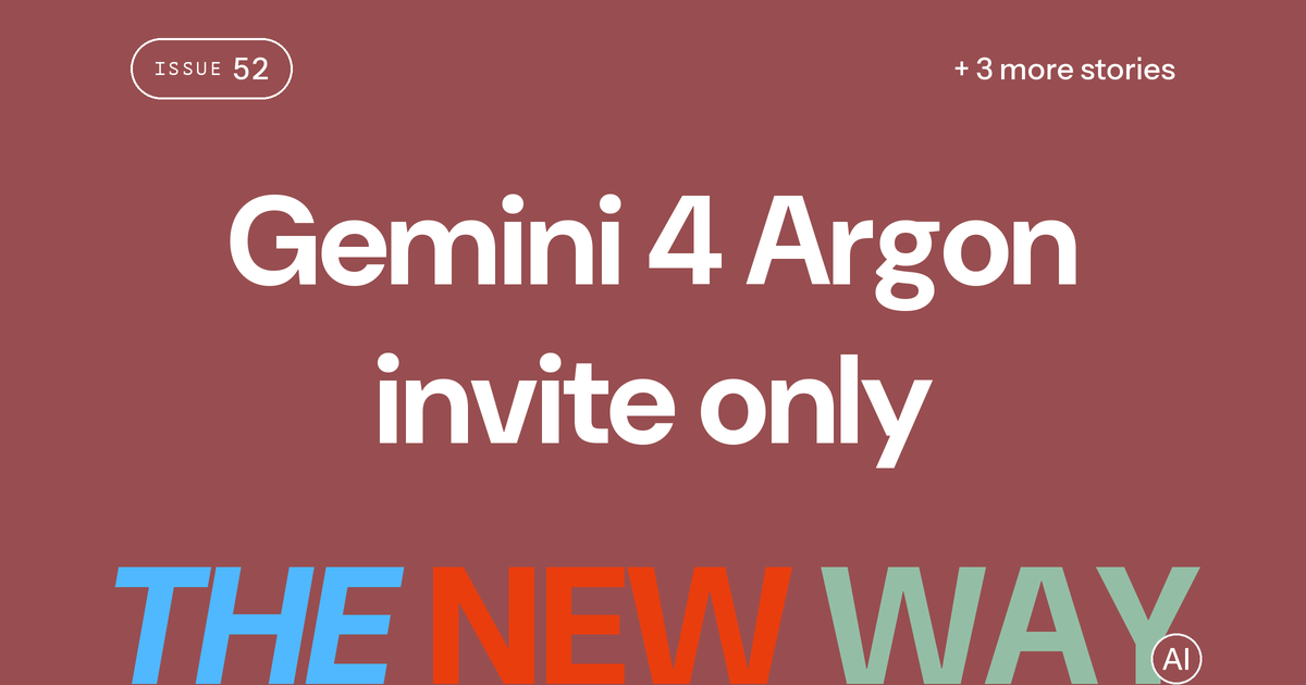 Google announces Gemini 4 Argon, invite only for now