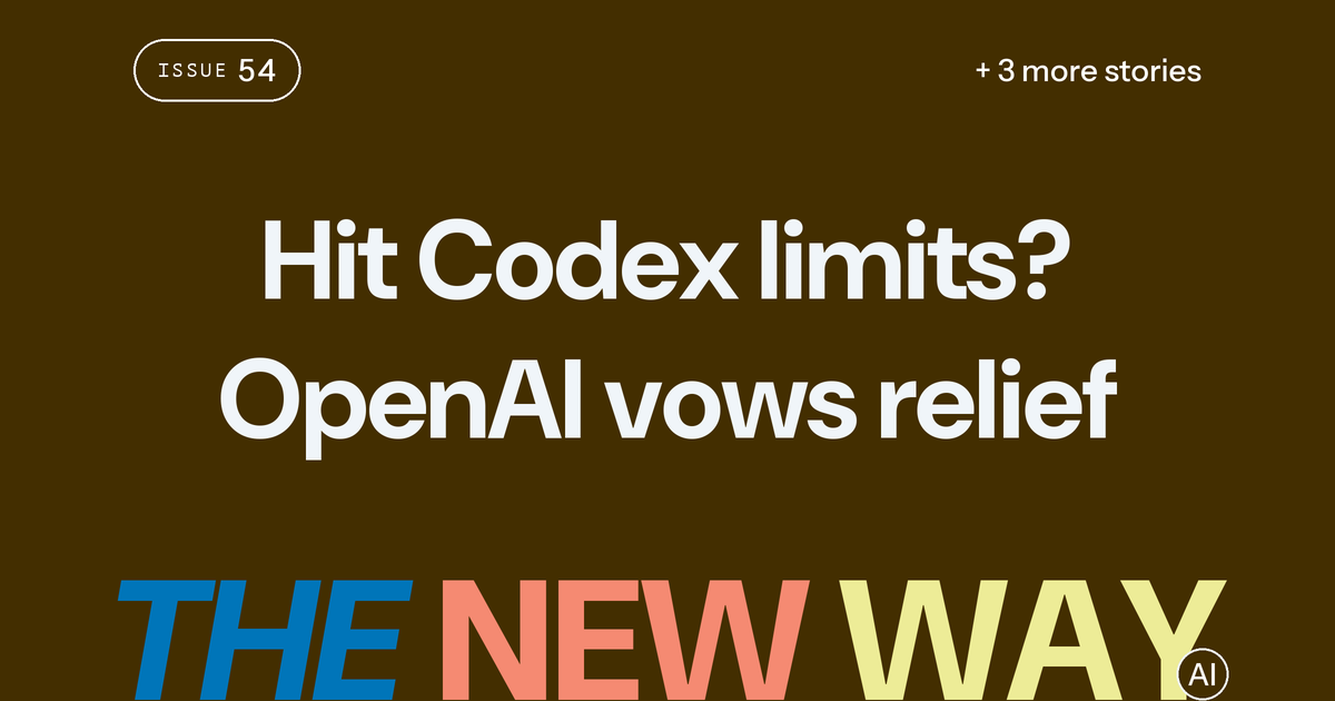 Hit Codex limits? OpenAI vows relief: an upgrade or a reset every day for 28 days