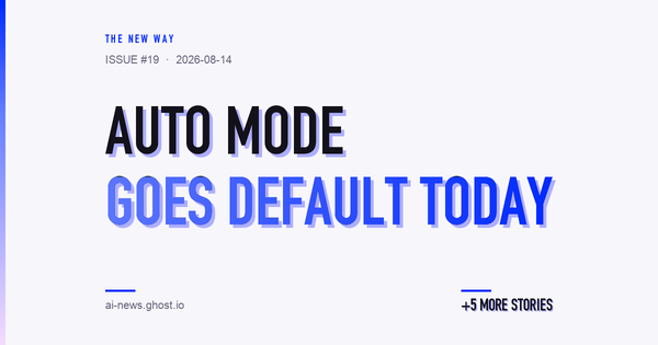 Claude Code's auto mode defaults on today — a bypass already beat it