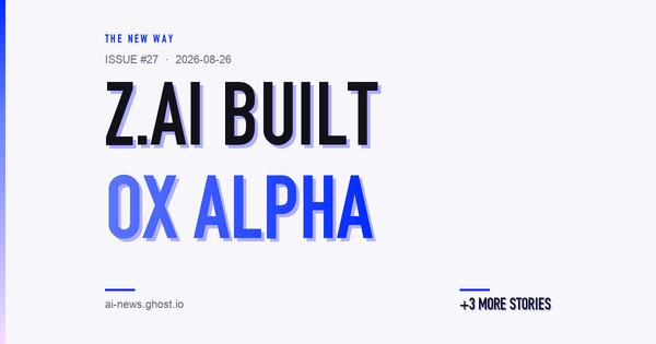 Z.ai confirms it built Ox Alpha and will release the weights