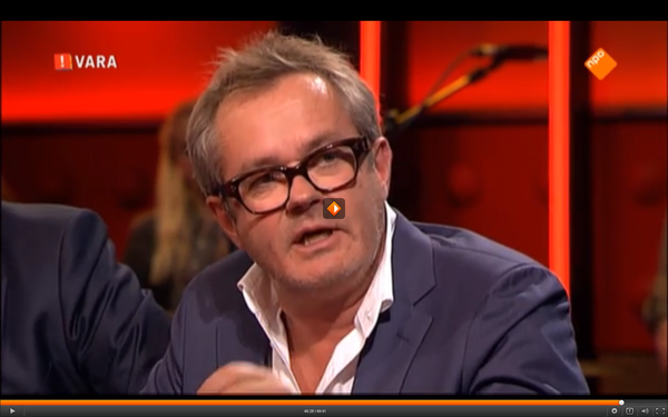 "Het grote geld is aan de macht en daar moeten we tegen in opstand komen" - George van Houts bij DWDD