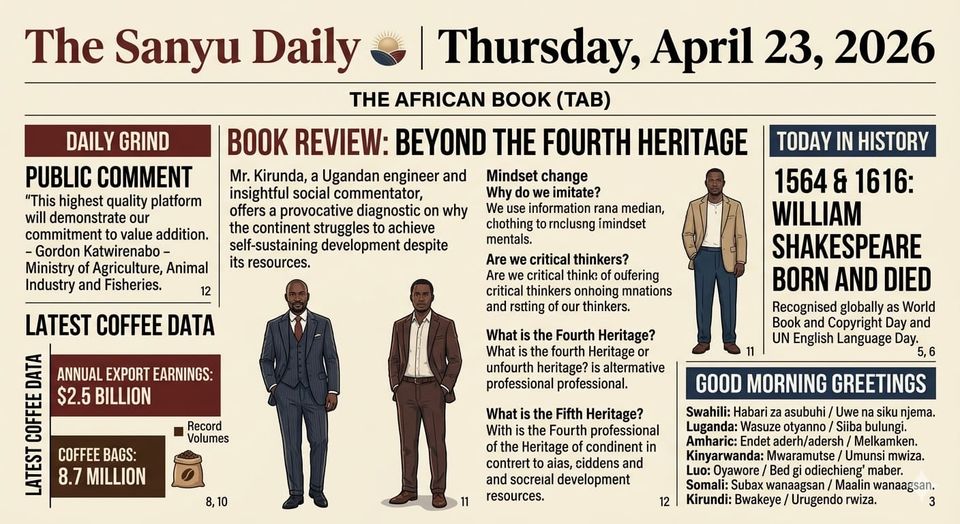 The Sanyu Daily | Thursday, April 23, 2026